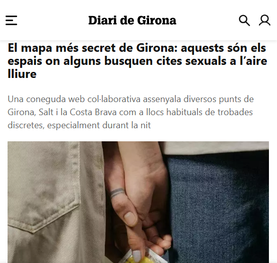 Articulo de Mispicaderos en Diari de Girona