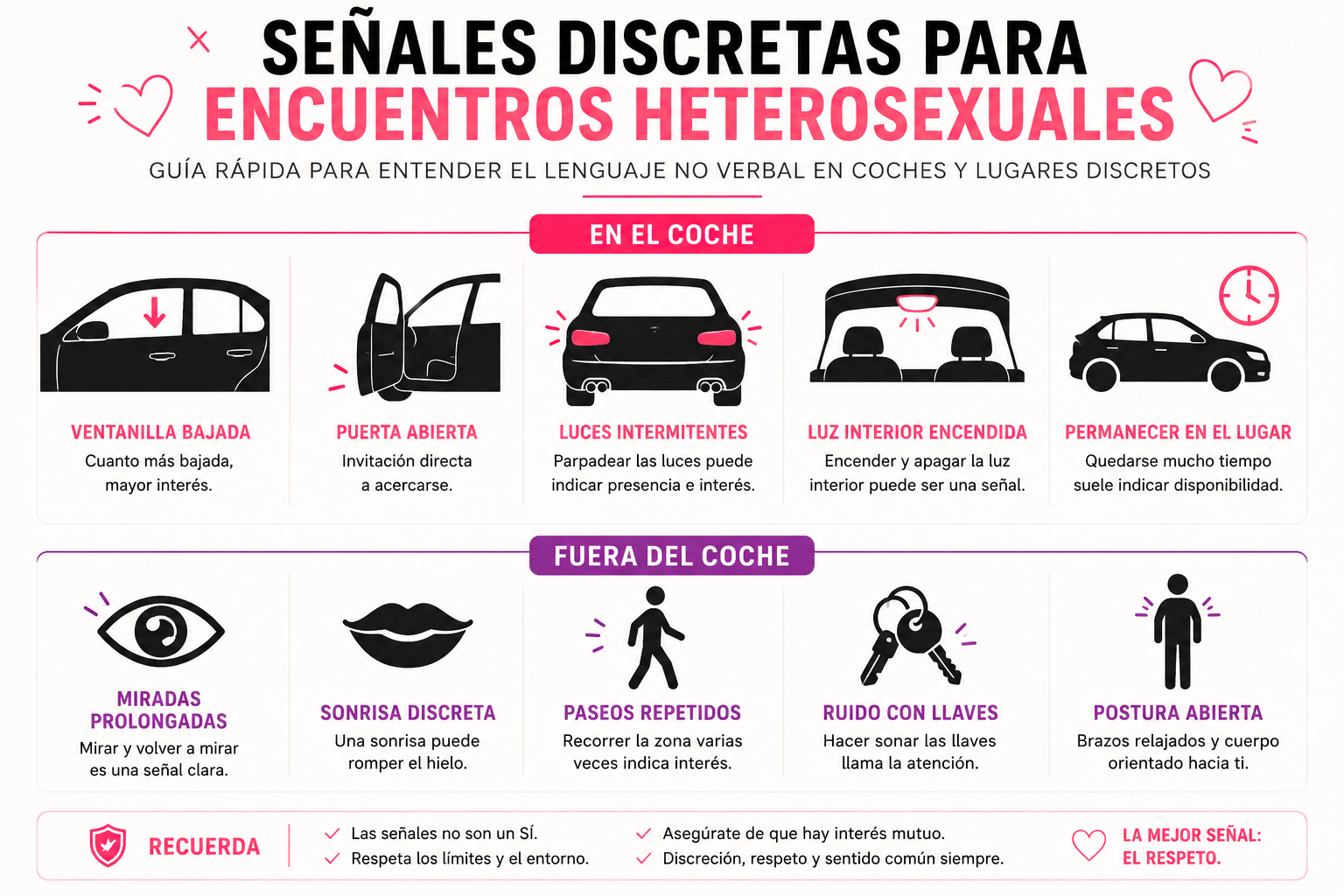 Señales secretas para encuentros en picaderos