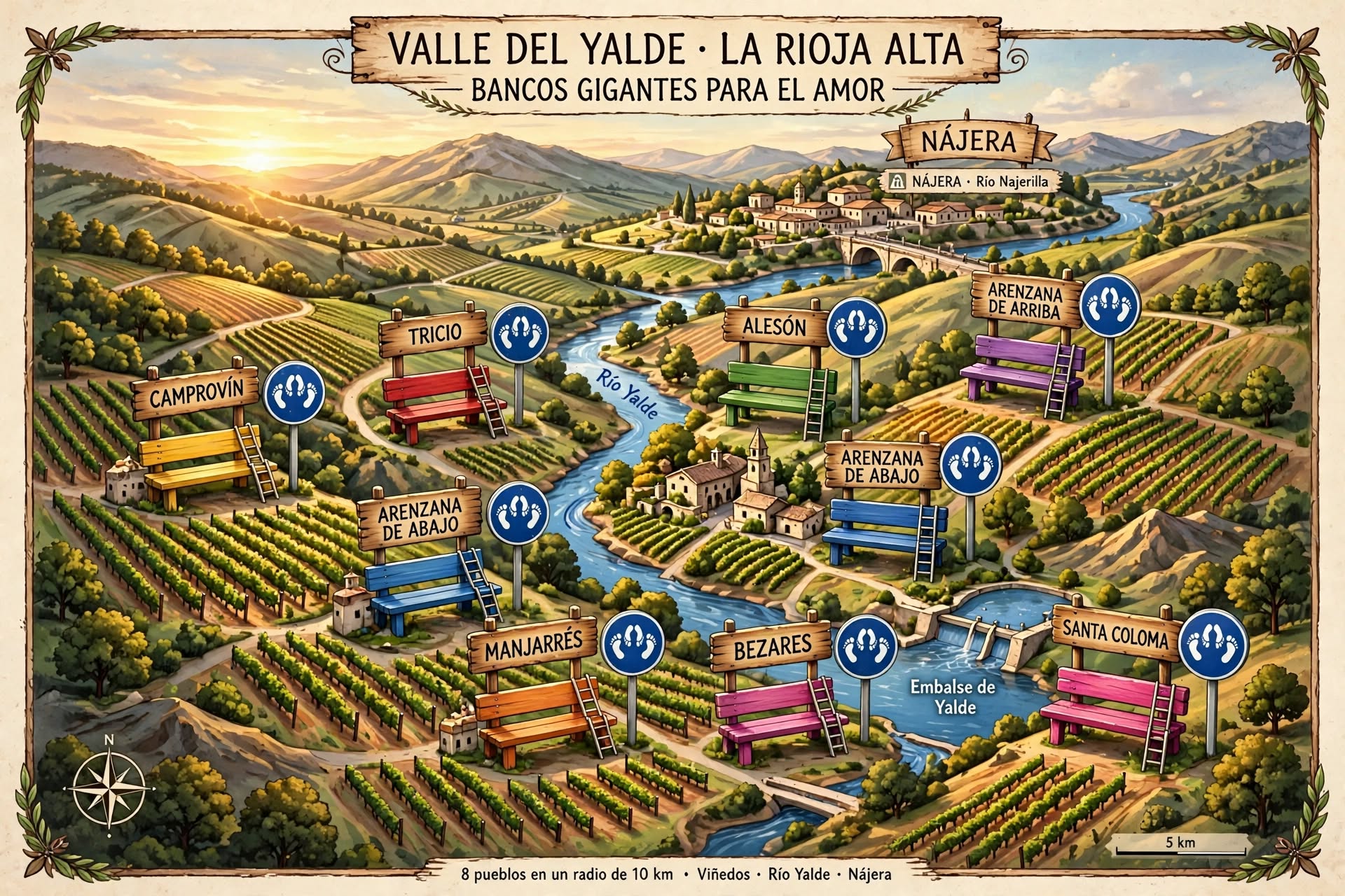 Los 8 Bancos Gigantes de La Rioja: la ruta de miradores más íntima