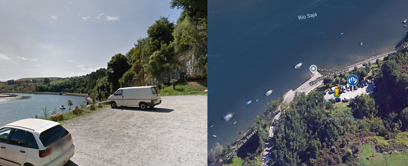 Parking Vias Verdes Besaya - Suances