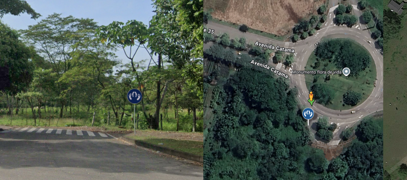 Glorieta avenida catama - Villavicencio