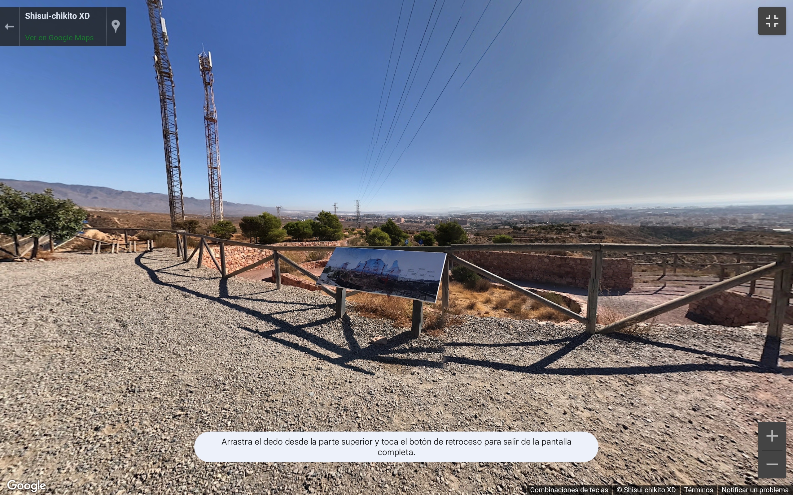 Mirador de la molineta cordel de la campita - Almeria