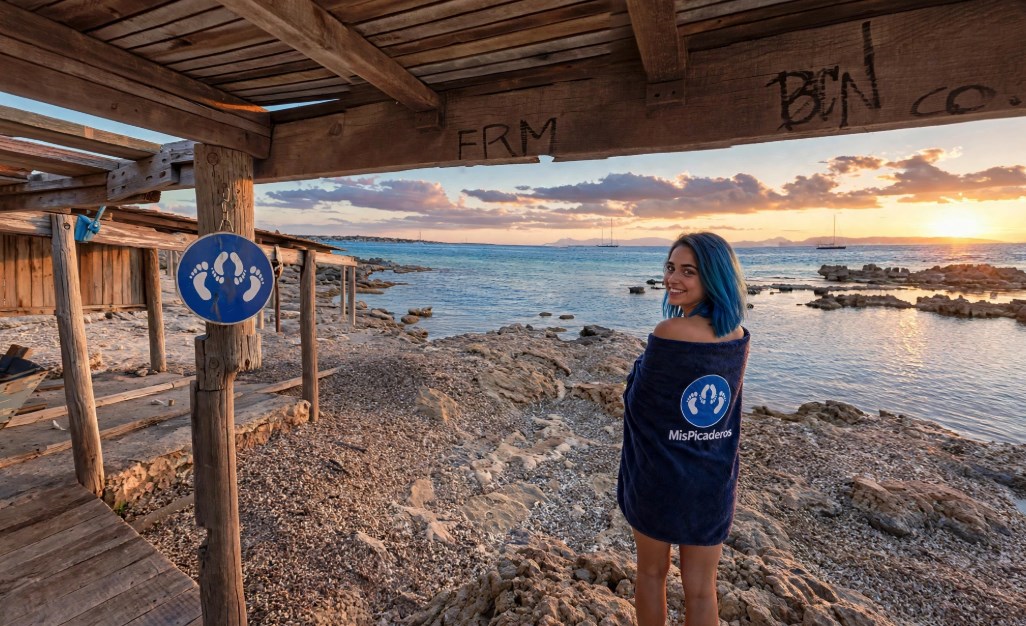 Imbarcadero al final lago dorado - Formentera